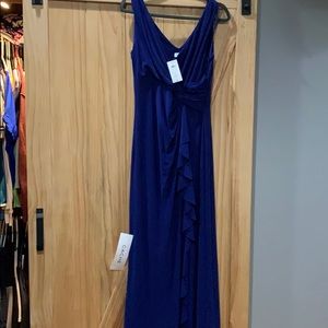 NWT Cache dress Sz. 10- Floor length Blue